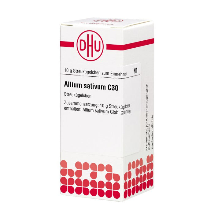 DHU Allium sativum C30 Streukügelchen, 10 g Globules