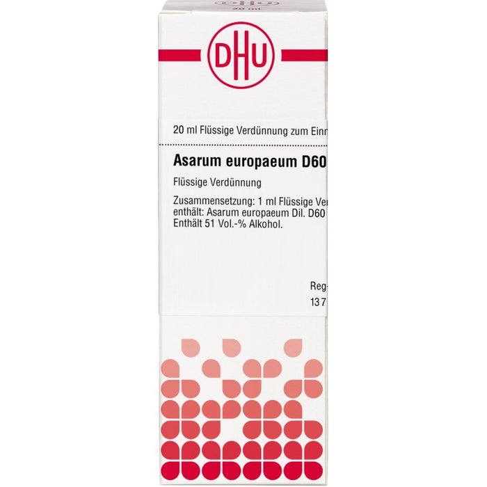 DHU Asarum Europaeum D60 Dilution, 20 ml Lösung