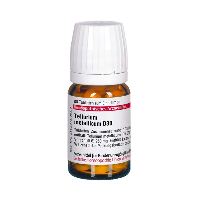 DHU Tellurium metallicum D30 Tabletten, 80 St. Tabletten