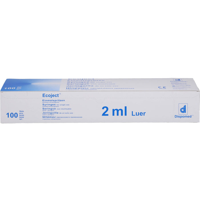 SPRITZEN EINMAL LUER ECOJECT, 100X2 ml SRI