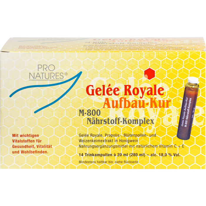 Pro Natures Gelée Royale Aufbau-Kur Trinkampullen, 14 pc Ampoules