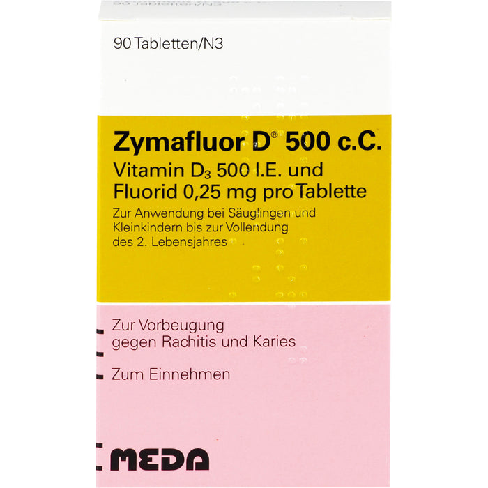 Zymafluor D 500 c.C., Tabletten, 90 St. Tabletten