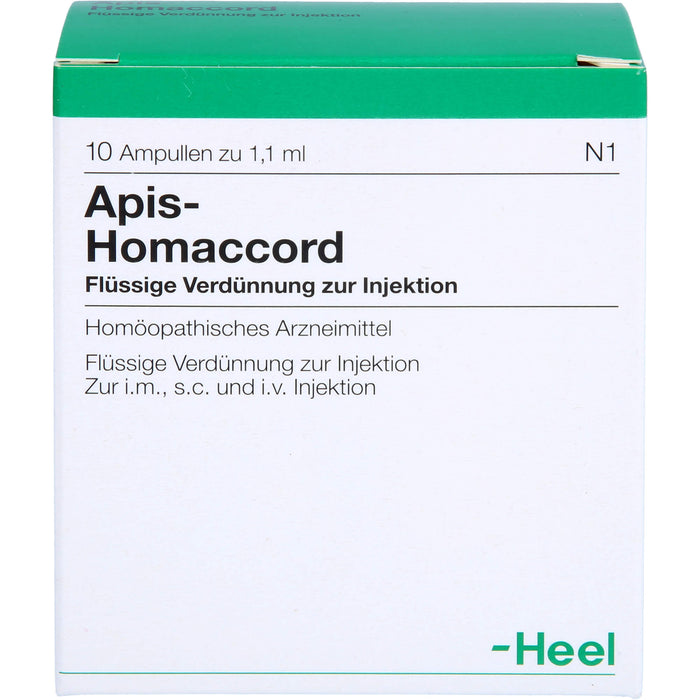 Apis-Homaccord Injektionslösung, 10 St. Ampullen