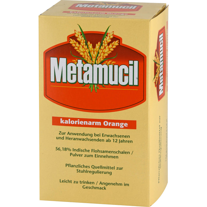 Metamucil Orange kalorienarm Pulverbeutel, 30 pcs. Sachets