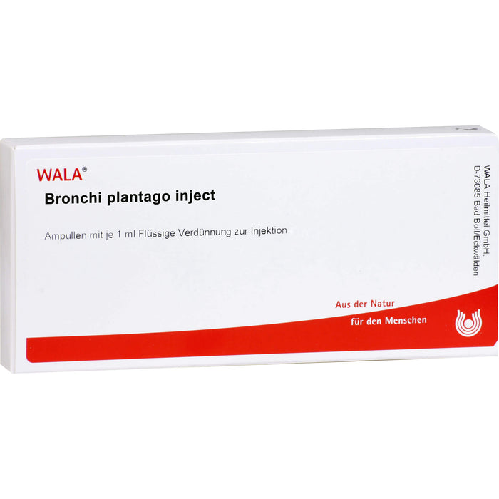 WALA Bronchi Plantago Inject Ampullen, 10 pc Ampoules