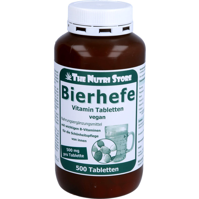 The Nutri Store Bierhefe Vitamin Tabletten, 500 pcs. Tablets