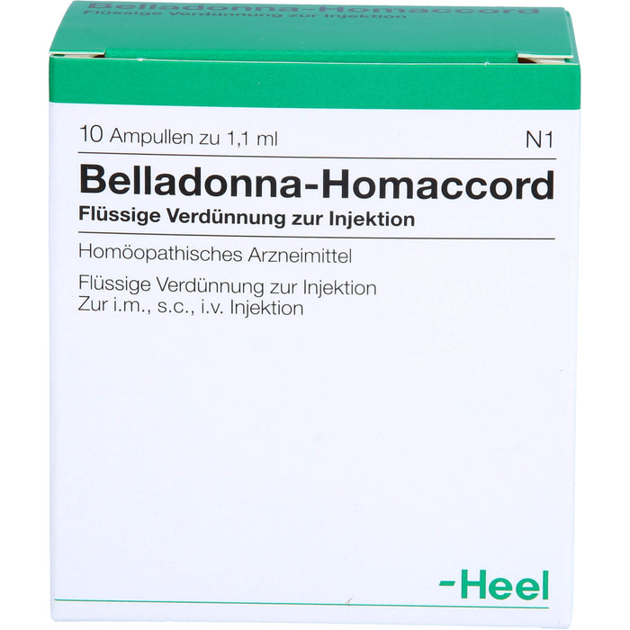 Belladonna-Homaccord flüssige Verdünnung, 10 pcs. Ampoules