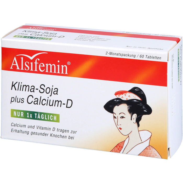 Alsifemin Klima-Soja plus Calcium-D Tabletten, 60 pc Tablettes