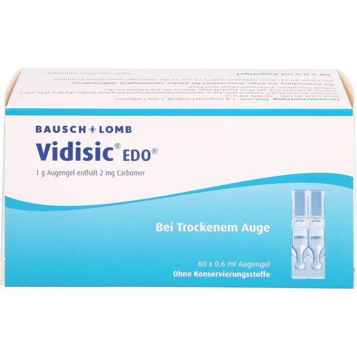 Vidisic EDO Augengel bei trockenem Auge, 60 pcs. Single-dose pipettes