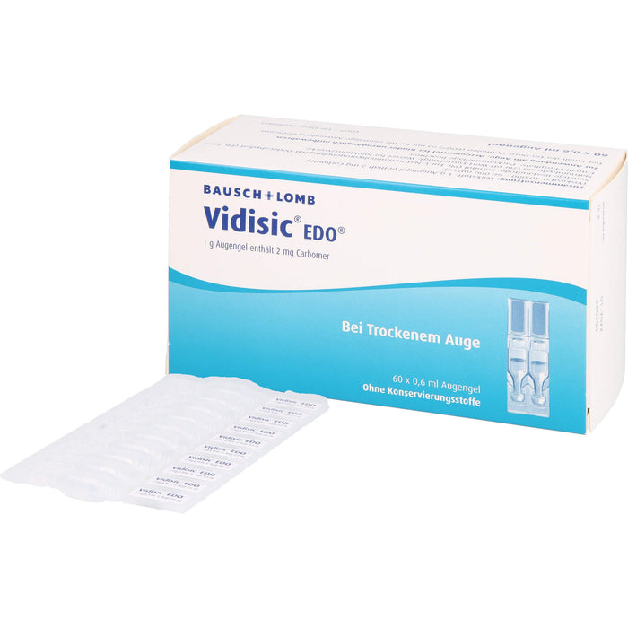 Vidisic EDO Augengel bei trockenem Auge, 60 pcs. Single-dose pipettes