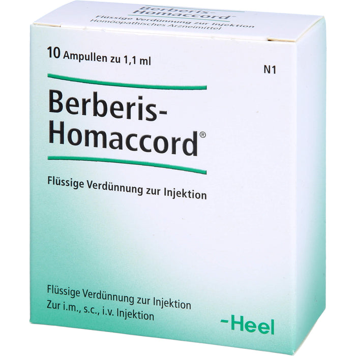 Berberis-Homaccord flüssige Verdünnung, 10 pc Ampoules