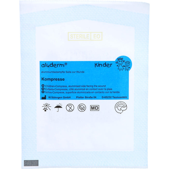 Aluderm Kinder Kompressen 6 x 6 cm, 1 pcs. Compresses