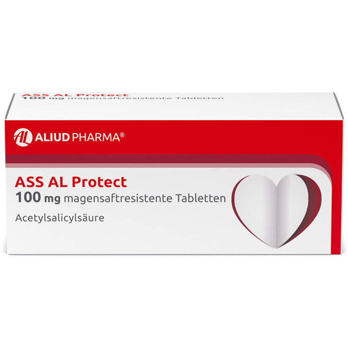 ASS AL Protect 100 mg magensaftresistente Tabletten, 100 St. Tabletten