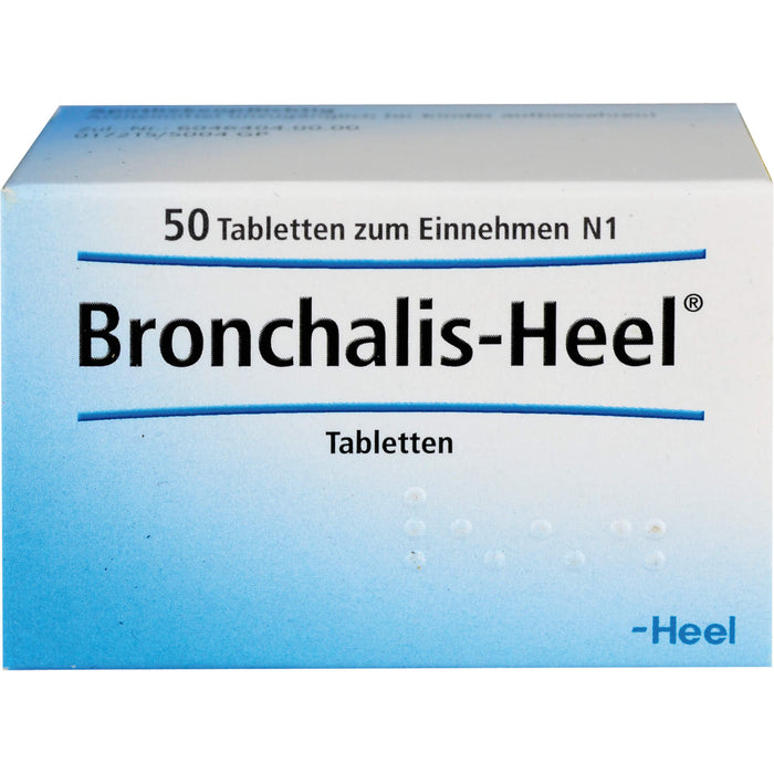 Bronchalis-Heel Tabletten bei Erkrankungen der Atemwege, 50 pc Tablettes