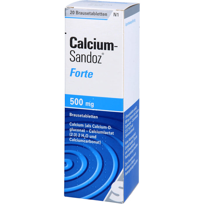 Calcium-Sandoz forte Brausetabletten, 20 pc Tablettes