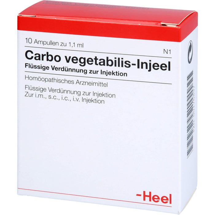 Carbo vegetabilis-Injeel flüssige Verdünnung, 10 pc Ampoules