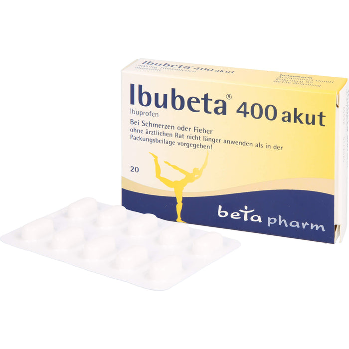 Ibubeta 400 akut Tabletten, 20 pcs. Tablets