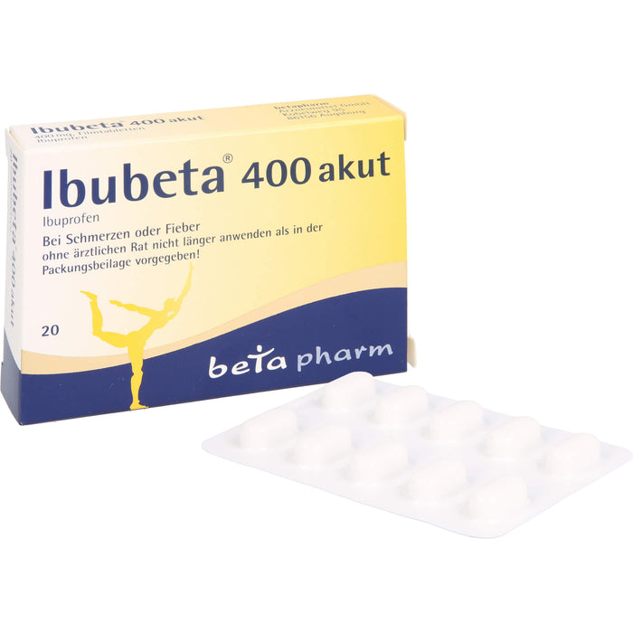 Ibubeta 400 akut Tabletten, 20 pc Tablettes