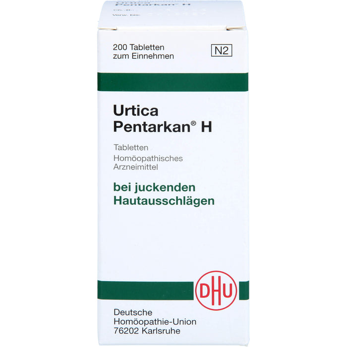 DHU Urtica Pentarkan H Tabletten bei juckenden Hautausschlägen, 200 pcs. Tablets