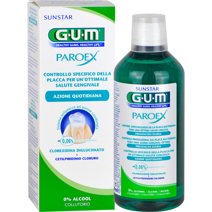 GUM Paroex 0,06% CHX Mundspülung, 500 ml Lösung