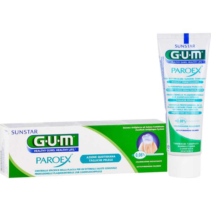 GUM Paroex 0,06% CHX Zahnpasta, 75 ml Dentifrice