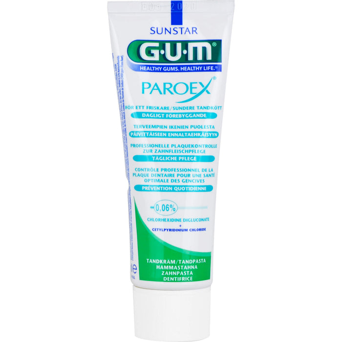 GUM Paroex 0,06% CHX Zahnpasta, 75 ml Toothpaste