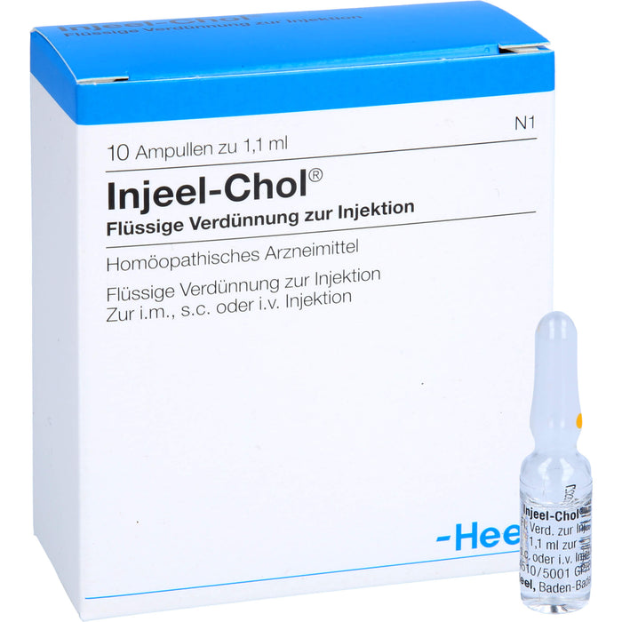 Heel Injeel-Chol flüssige Verdünnung zur Injektion, 10 pc Ampoules