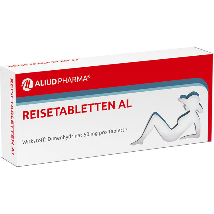 Reisetabletten AL bei Schwindel, Übelkeit und Erbrechen, 20 pcs. Tablets