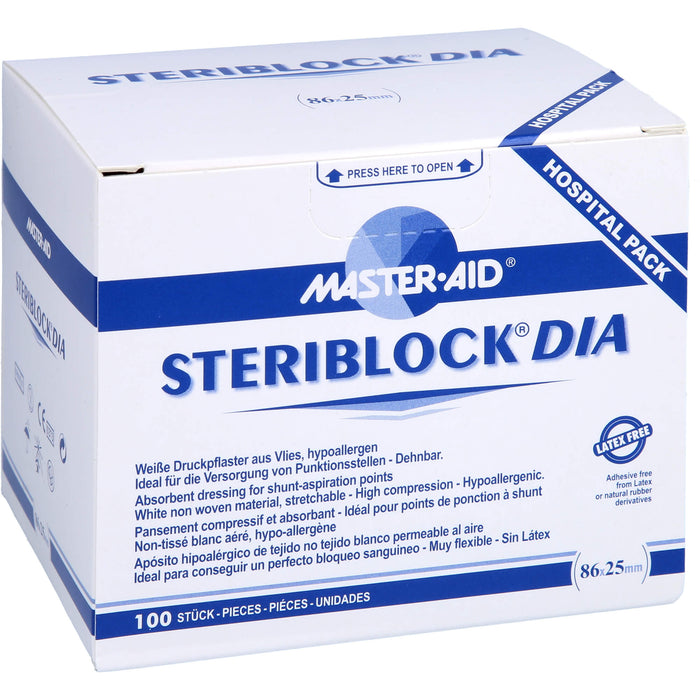 Steriblock 86x25mm, 100 St PFL