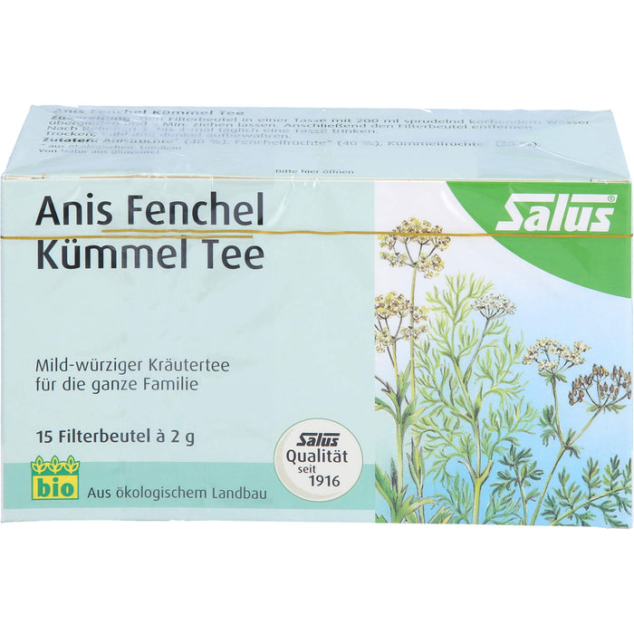 Salus Anis Fenchel Kümmel Tee, 15 St. Filterbeutel