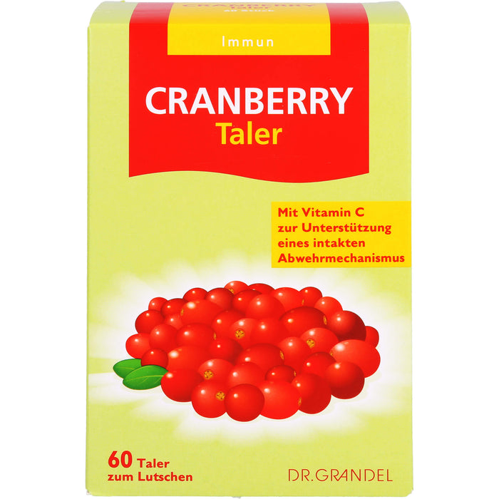 Dr. Grandel Cranberry Taler zum Lutschen, 60 pcs. Candies