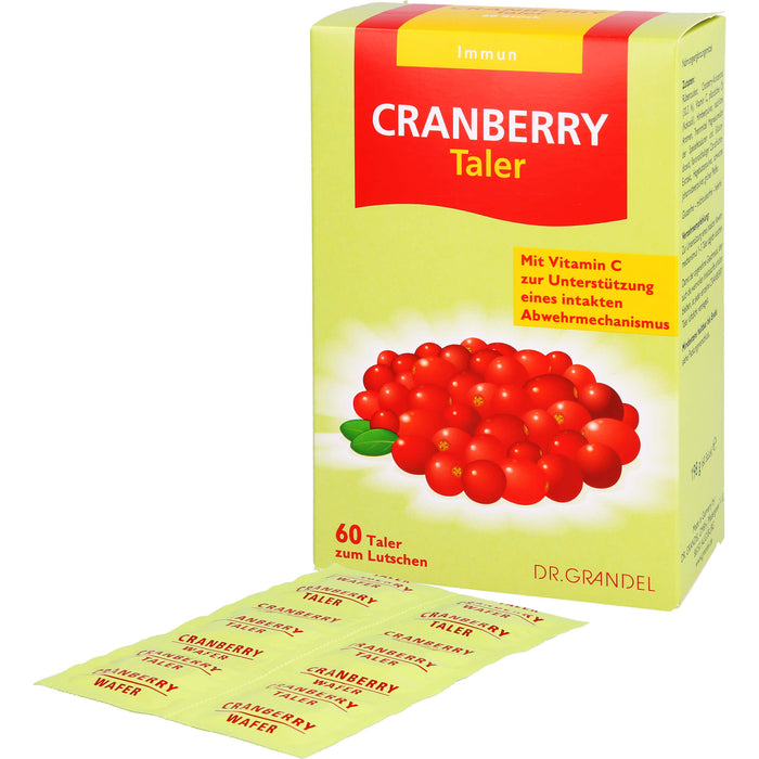 Dr. Grandel Cranberry Taler zum Lutschen, 60 pc Bonbons