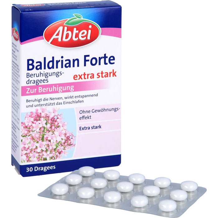 Abtei Baldrian Forte Beruhigungsdragees, 30 St. Tabletten