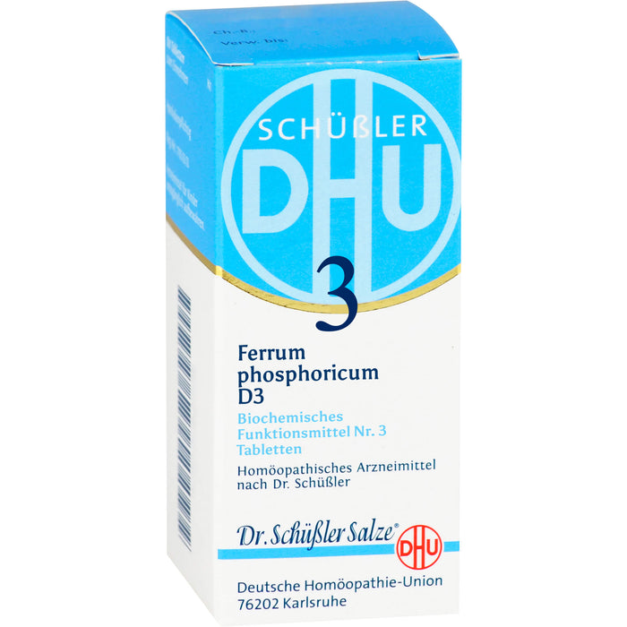 DHU Schüßler-Salz Nr. 3 Ferrum phosphoricum D3 Tabletten, 80 St. Tabletten