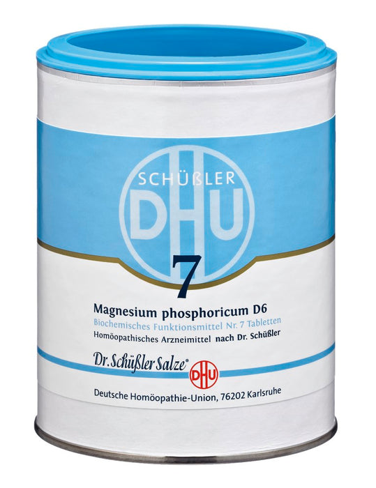 DHU Schüßler-Salz Nr. 7 Magnesium phosphoricum D6 – Das Mineralsalz der Muskeln und Nerven – das Original, 1000 pc Tablettes