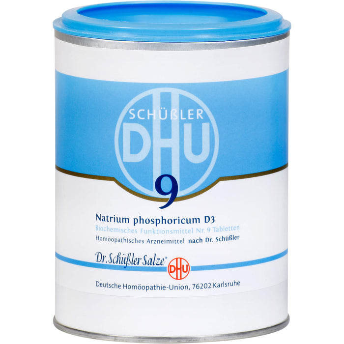 DHU Schüßler-Salz Nr. 9 Natrium phosphoricum D 3 Tabletten, 1000 pcs. Tablets