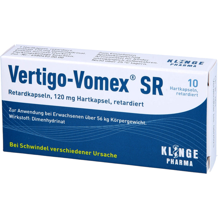 Vertigo-Vomex SR Retardkapseln, 10 pcs. Capsules