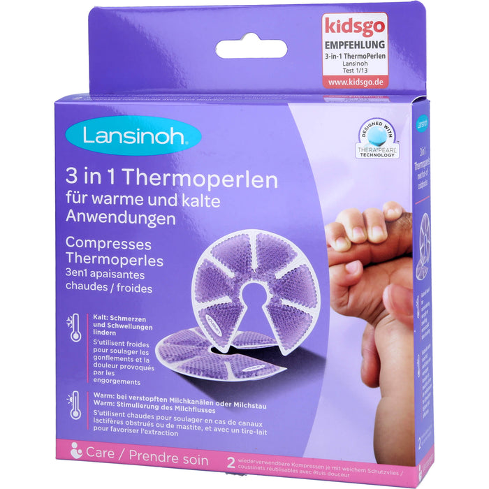 Lansinoh THERA PEARL 3-in-1 ThermoPerlen, 2 St KOM