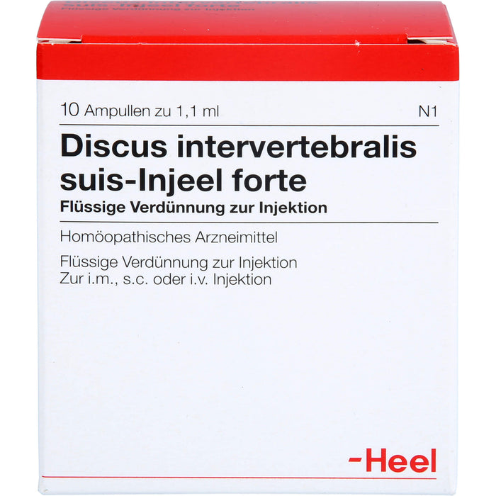 Discus intervertebralis suis-Injeel forte Ampullen, 10 pc Ampoules