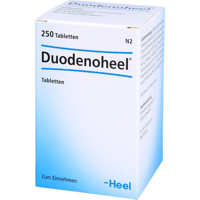 Duodenoheel Tabletten bei Erkrankungen der Verdauungsorgane, 250 pc Tablettes