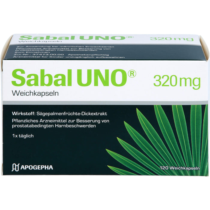 Sabal Uno 320 mg Weichkapseln, 120 pc Capsules