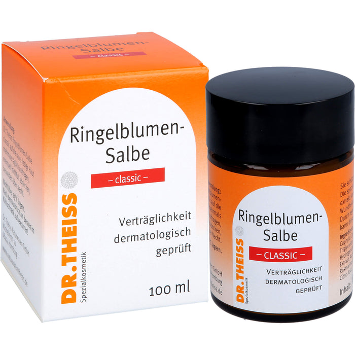 Dr. Theiss Ringelblumen-Salbe Classic schützt und pflegt die Haut, 100 ml Salbe