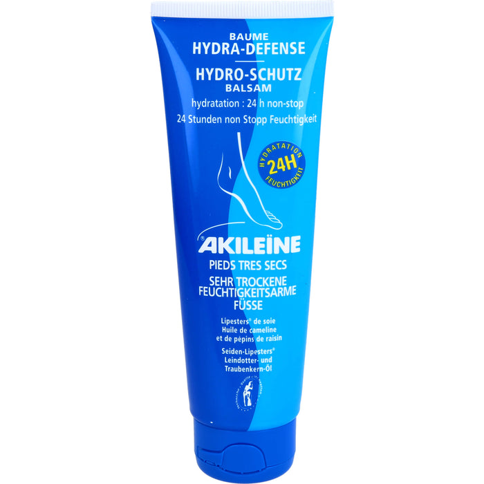 AKILEINE Hydro-Schutz Balsam bei sehr trockenen feuchtigkeitsarmen Füßen, 125 ml Creme