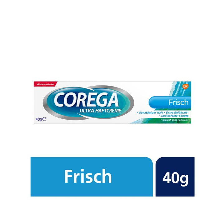 COREGA Ultra Haftcreme starker Halt für den Zahnersatz, 40 g Cream