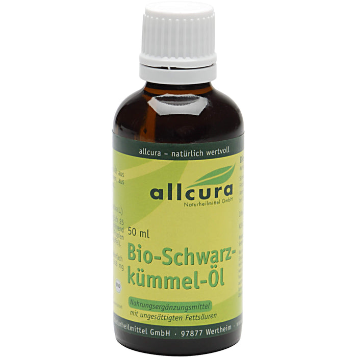 allcura Bio-Schwarzkümmel-Öl, 50 ml Huile