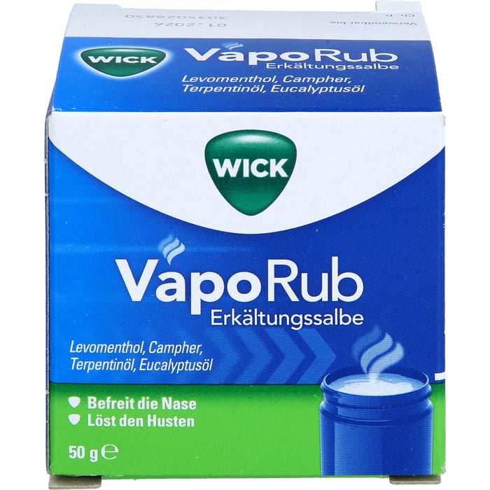 WICK VapoRup Erkältungssalbe, 50 g Onguent