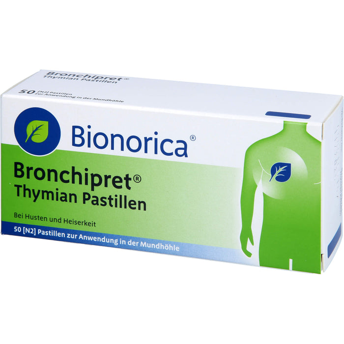 Bronchipret Thymian Pastillen bei Husten und Heiserkeit, 50 St. Pastillen