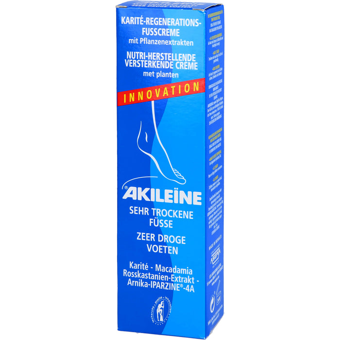 AKILEÏNE Karité-Regenerations-Fußcreme, 100 ml Cream