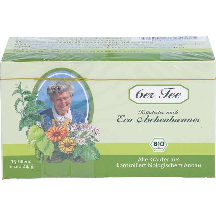 6er Tee Kräutertee nach Eva Aschenbrenner , 15 pc Sac filtrant