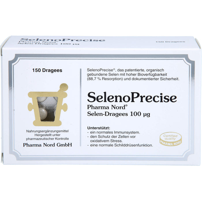 SelenoPrecise Pharma Nord Selen-Dragees 100 ug, 150 St. Tabletten